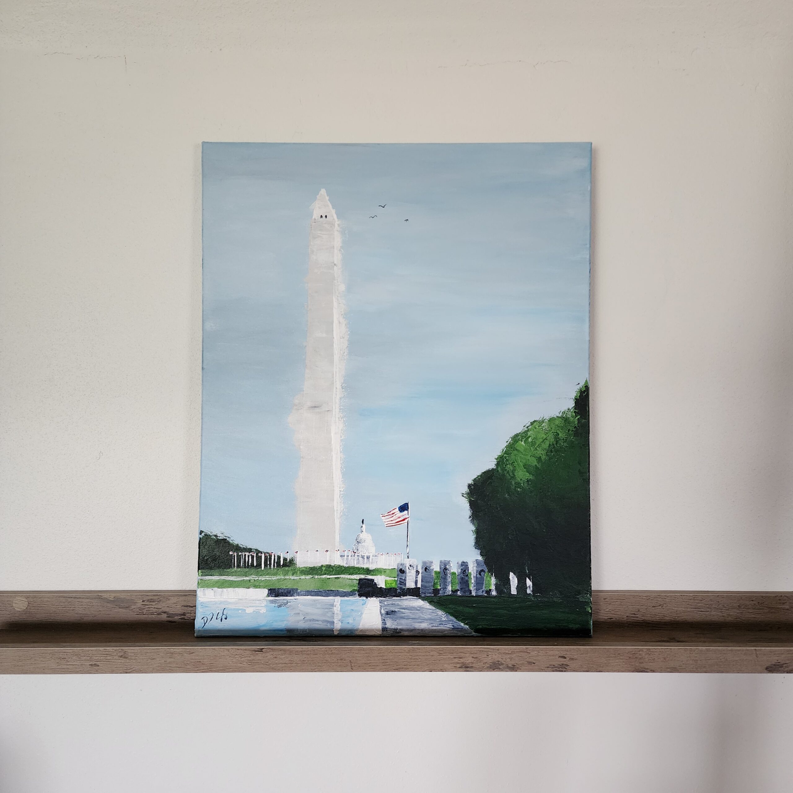 A Monumental View 116x20 - $400